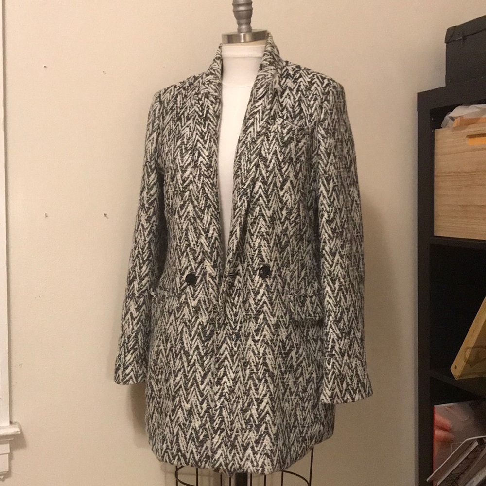 Patterned cotton coat